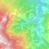 Mapa topográfico Molinello, altitud, relieve