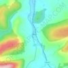 Mapa topográfico Gartly, altitud, relieve