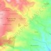 Mapa topográfico Xocotla, altitud, relieve