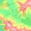 Mapa topográfico Poggio Cancelli, altitud, relieve