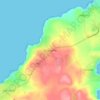 Mapa topográfico Shulishader, altitud, relieve