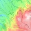 Mapa topográfico km 10, altitud, relieve