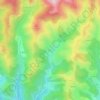 Mapa topográfico Bise, altitud, relieve