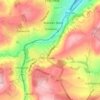Mapa topográfico Bocking, altitud, relieve