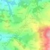 Mapa topográfico Croaz Hent Letiez, altitud, relieve
