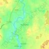 Mapa topográfico Westerakeby, altitud, relieve