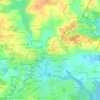 Mapa topográfico Bringall, altitud, relieve