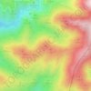 Mapa topográfico La Pinilla, altitud, relieve