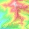 Mapa topográfico Gaimón, altitud, relieve