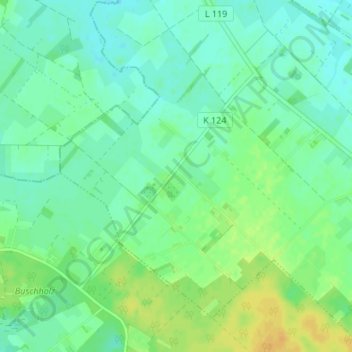 Mapa topográfico Neu Ebersdorf, altitud, relieve