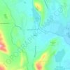 Mapa topográfico Bellvue, altitud, relieve