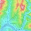 Mapa topográfico Remostias, altitud, relieve