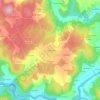 Mapa topográfico Camporrapado, altitud, relieve