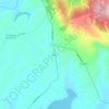 Mapa topográfico Peleco, altitud, relieve