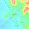 Mapa topográfico Namasigüe, altitud, relieve