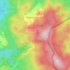Mapa topográfico Silberhütte, altitud, relieve