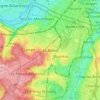 Mapa topográfico Châtillon, altitud, relieve