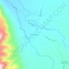 Mapa topográfico Camino Piñones, altitud, relieve