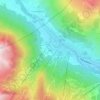 Mapa topográfico Le Bez, altitud, relieve