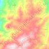 Mapa topográfico 海坝, altitud, relieve