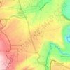 Mapa topográfico Tangaiche, altitud, relieve