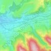 Mapa topográfico La Romière, altitud, relieve
