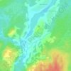 Mapa topográfico Ладва, altitud, relieve