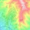 Mapa topográfico La Maroma, altitud, relieve