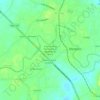 Mapa topográfico Colonia 20 de Noviembre de Medellín de Bravo, altitud, relieve