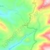 Mapa topográfico El Empalme, altitud, relieve