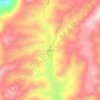 Mapa topográfico Apahua, altitud, relieve