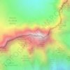 Mapa topográfico Grandes Jorasses/ Pointe Whymper, altitud, relieve