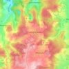 Mapa topográfico Frankenhausen, altitud, relieve