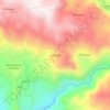 Mapa topográfico La Florida, altitud, relieve