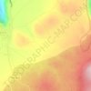 Mapa topográfico Trassierra, altitud, relieve