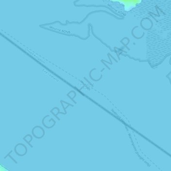 Mapa topográfico Carlingford Lough, altitud, relieve