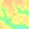 Mapa topográfico Ventarron, altitud, relieve