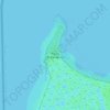 Mapa topográfico Ponta do Paraguaio, altitud, relieve