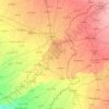 Mapa topográfico Lahore District, altitud, relieve
