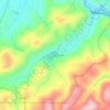 Mapa topográfico Tellico Lake, altitud, relieve