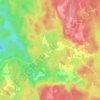 Mapa topográfico Nyebro, altitud, relieve