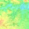 Mapa topográfico Le Séquer Névez, altitud, relieve