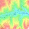 Mapa topográfico Baños, altitud, relieve