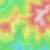 Mapa topográfico Fontreyde, altitud, relieve