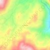 Mapa topográfico La Gaviota, altitud, relieve