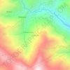 Mapa topográfico Hucuchuy, altitud, relieve