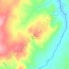 Mapa topográfico Sobreira, altitud, relieve