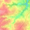 Mapa topográfico Le Montet, altitud, relieve