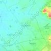 Mapa topográfico Long Marston, altitud, relieve