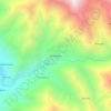 Mapa topográfico Pariacolca, altitud, relieve